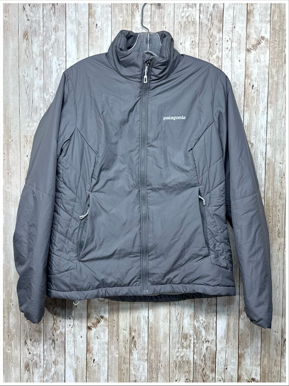 Patagonia Grey Micro Puff Jacket ~ Size M ~ Item #X54